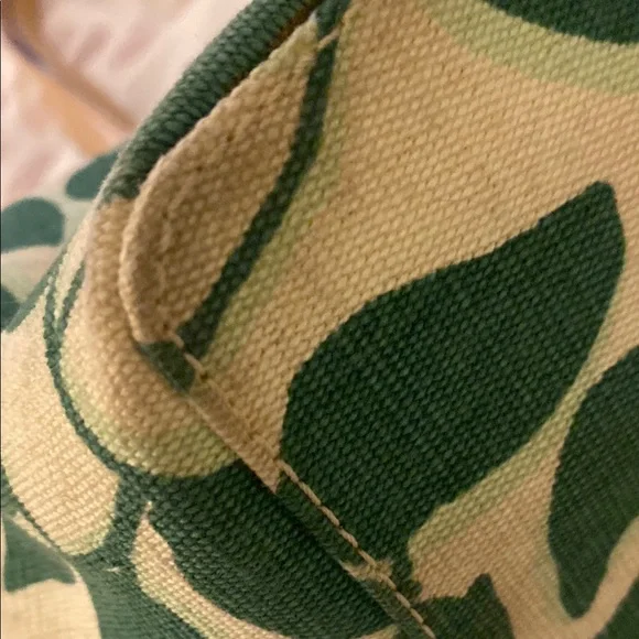 Kate Spade Green and White Botanical Tote - Picture 9 of 16